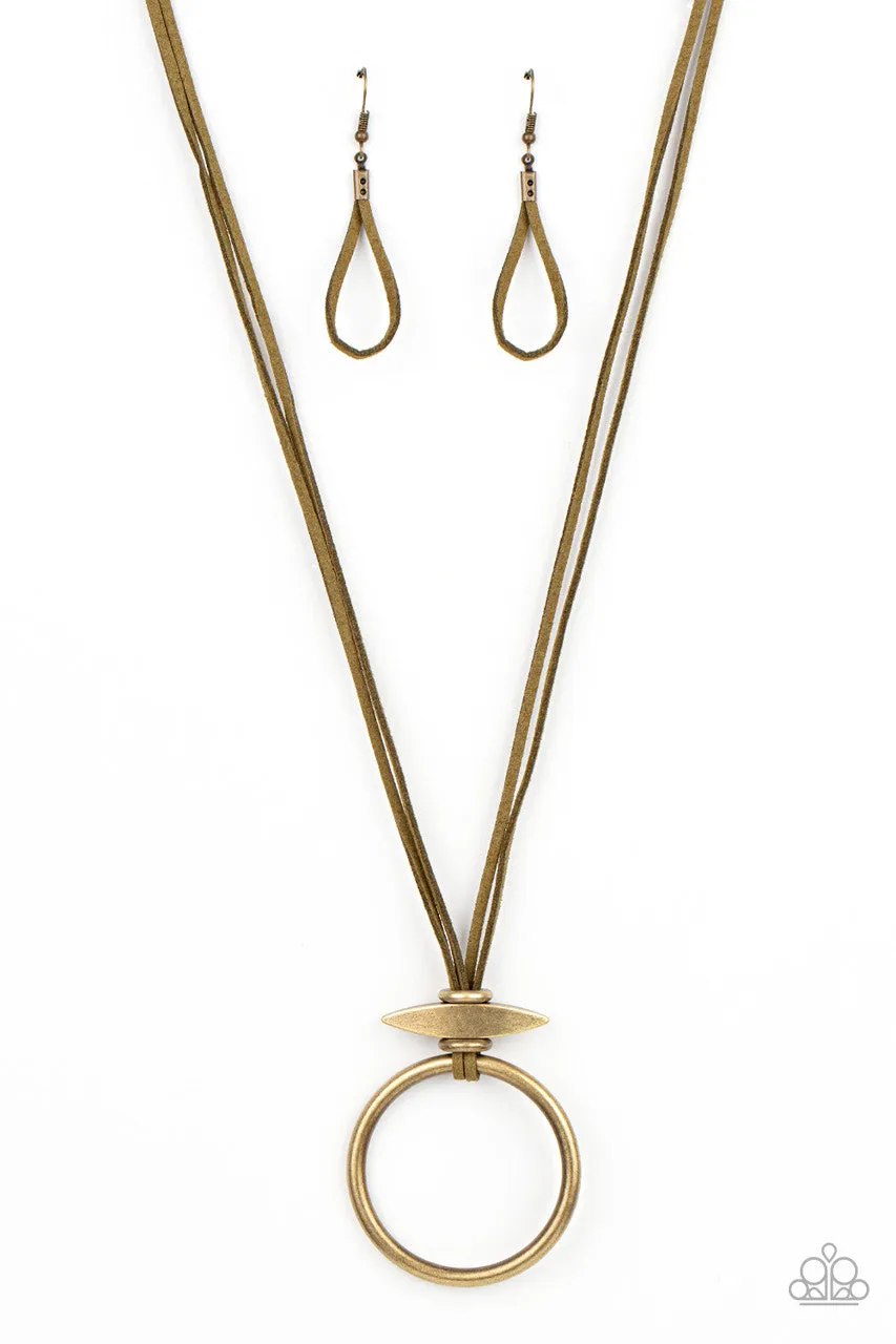 Noticeably Nomad Green Paparazzi Necklace