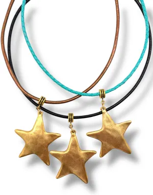 Nova Leather Necklace