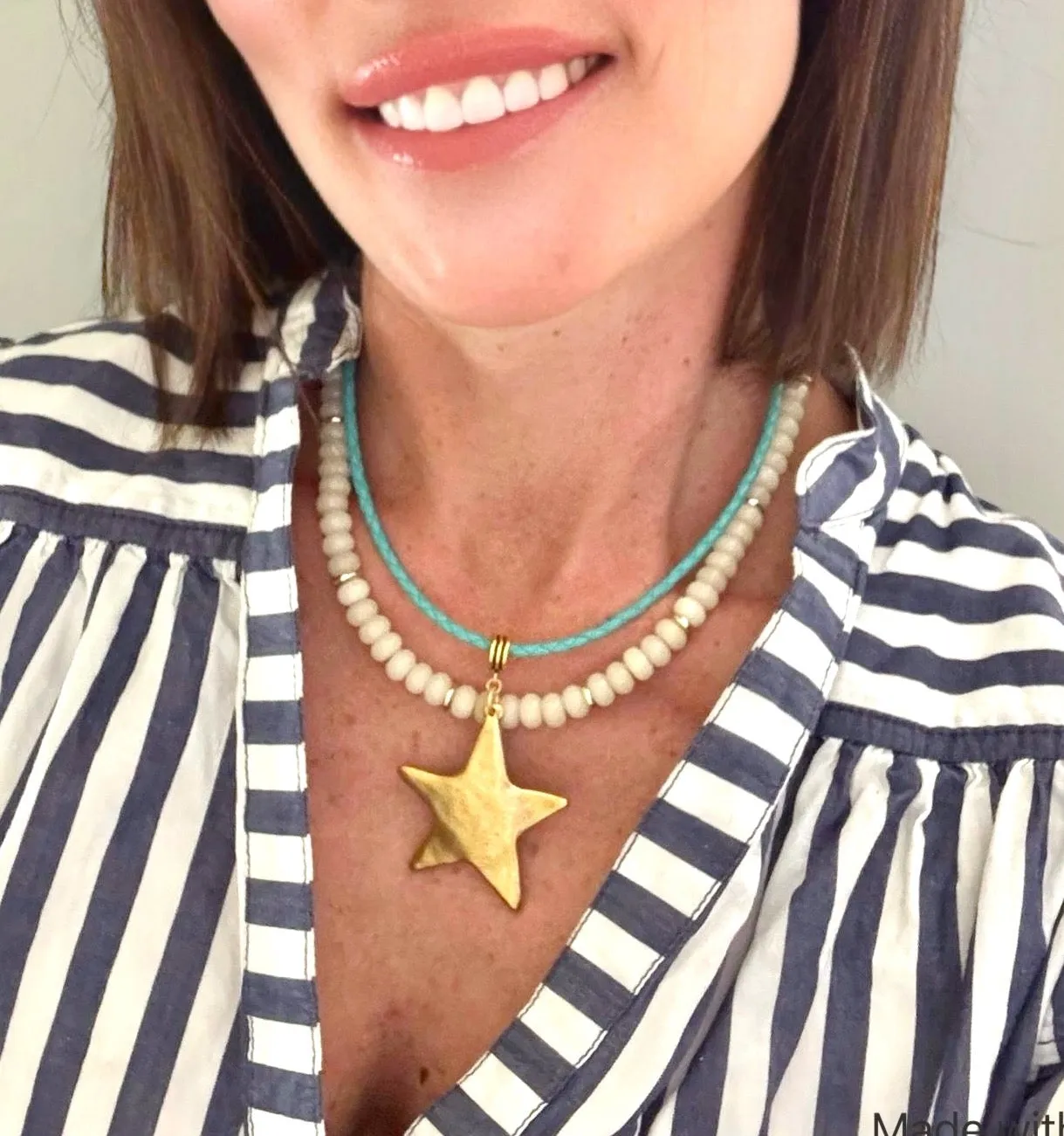 Nova Leather Necklace