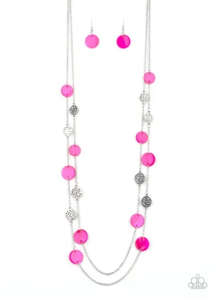 Ocean Soul Pink Paparazzi Necklace