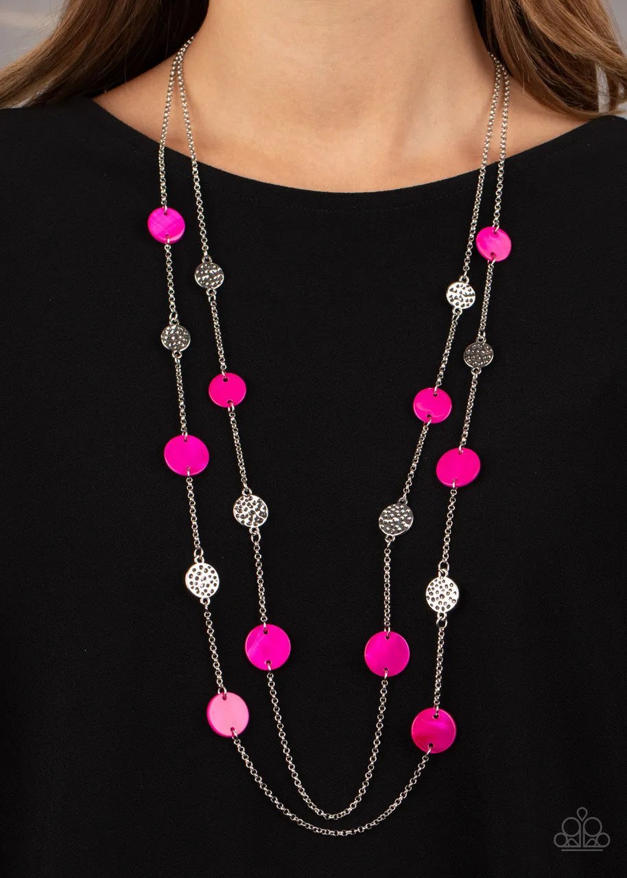 Ocean Soul Pink Paparazzi Necklace