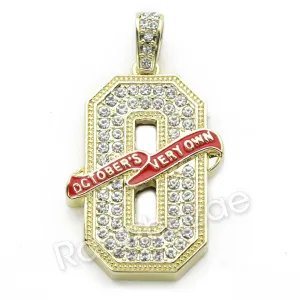 OCTOBER'S VERY OWN CHARM ROPE CHAIN DIAMOND CUT CUBAN CHAIN NECKLACE 72