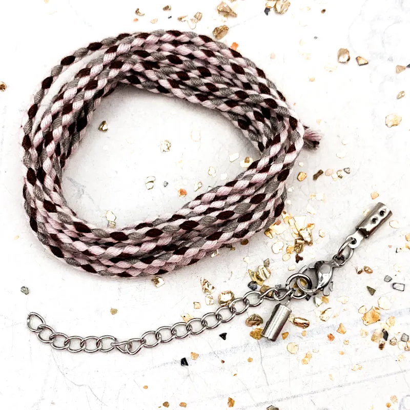 On the Range 2mm Braided Cord Necklace Kit - Paris Find!