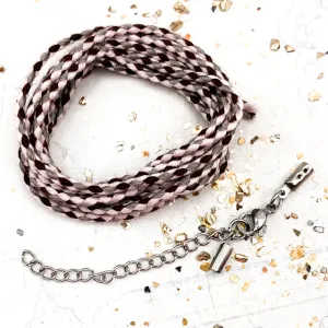 On the Range 2mm Braided Cord Necklace Kit - Paris Find!