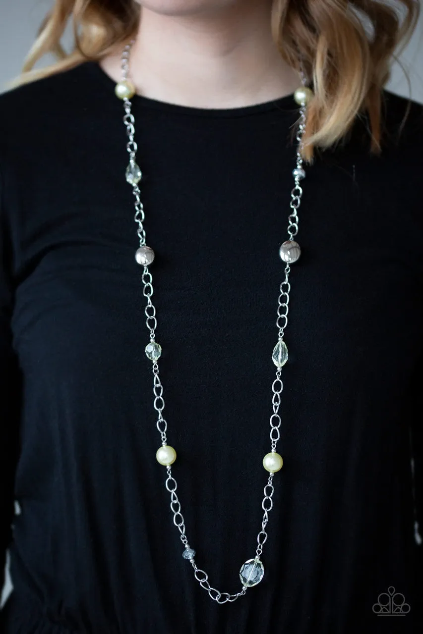 Only for Special Occasions Yellow Paparazzi Necklace