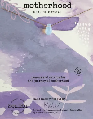 Opaline Crystal Soul Shine Necklace for Motherhood