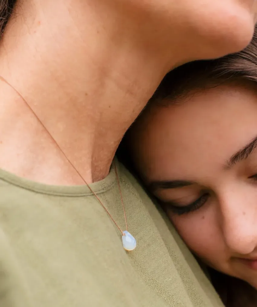 Opaline Crystal Soul Shine Necklace for Motherhood