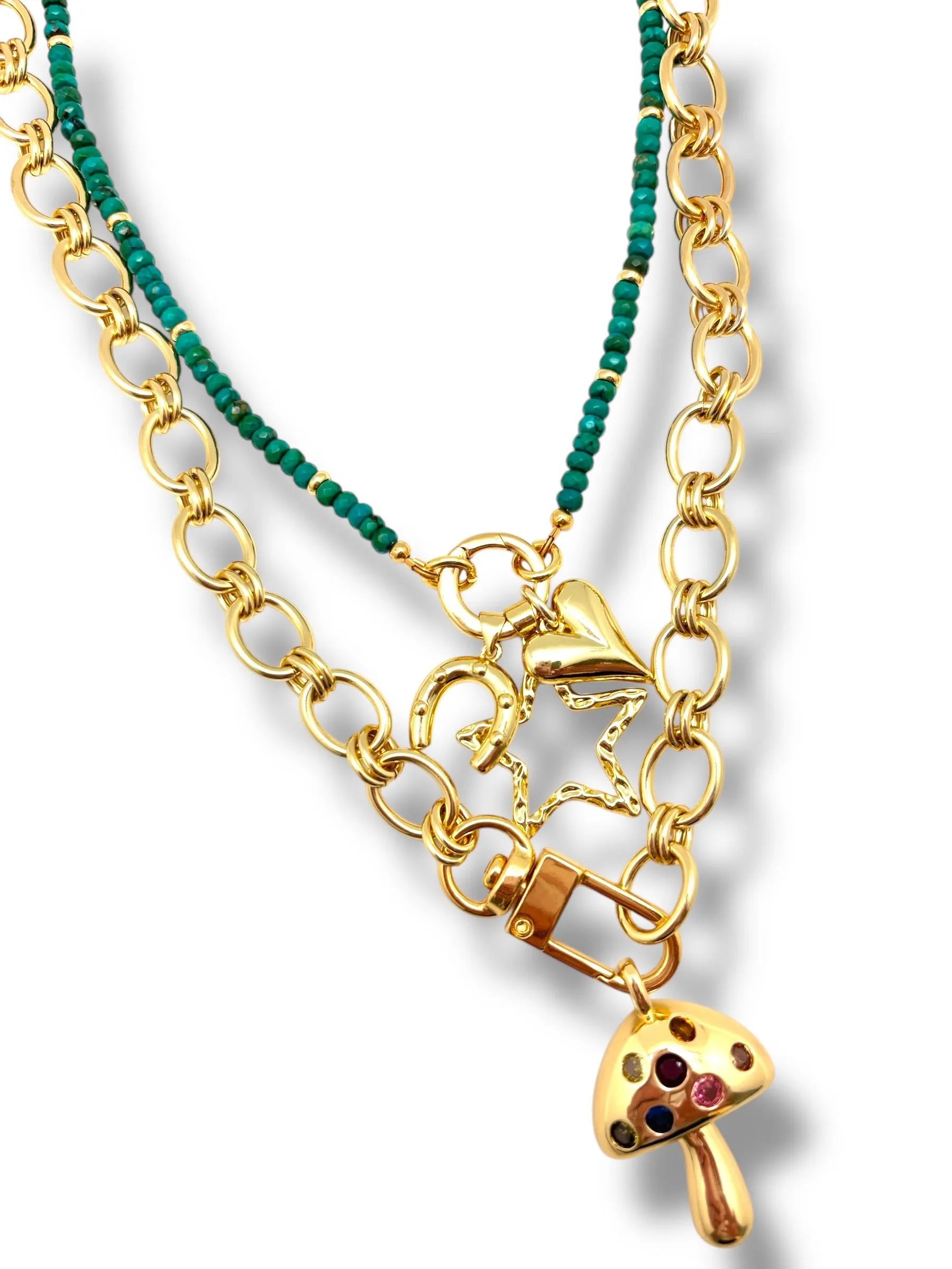Open 5 Point Star Charm