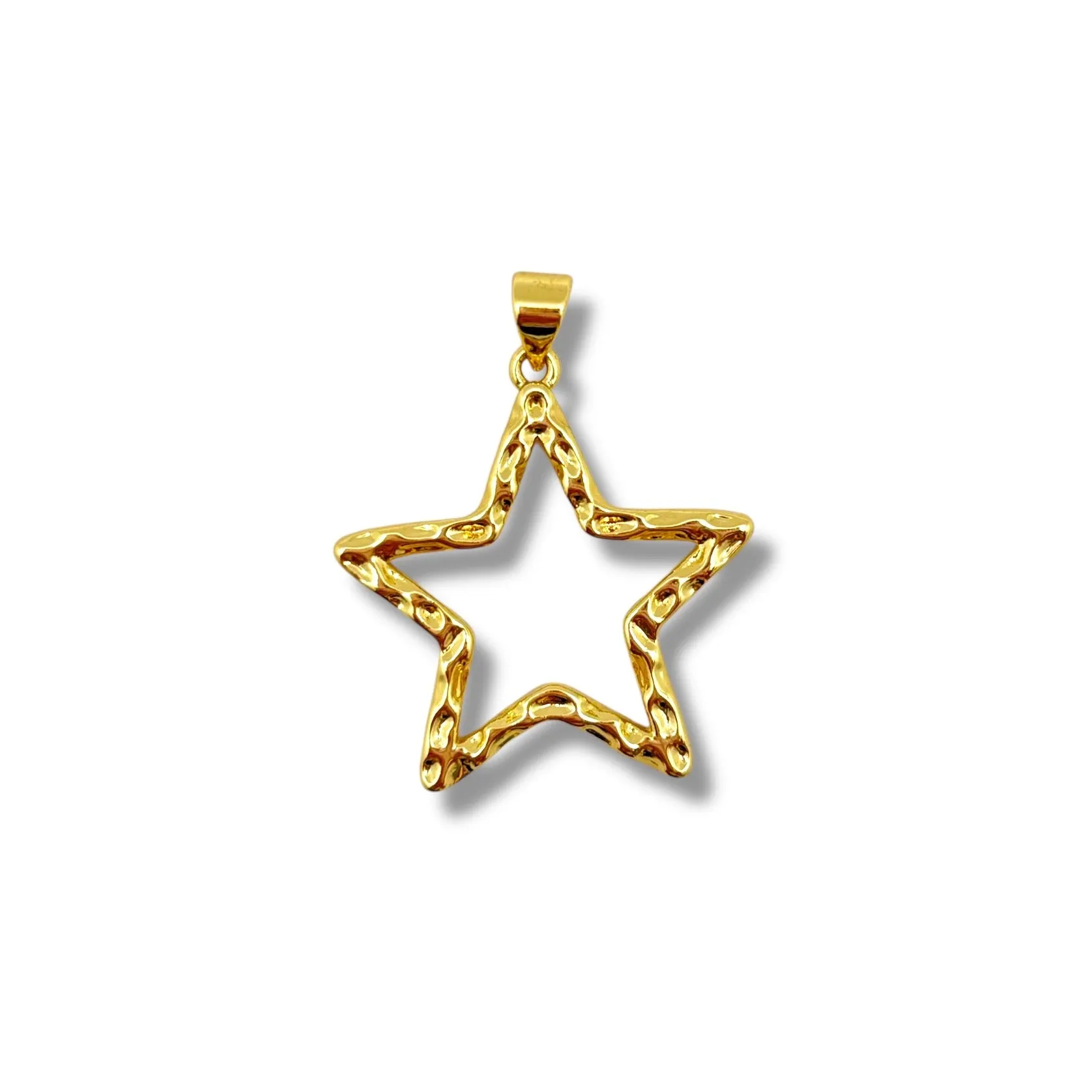 Open 5 Point Star Charm