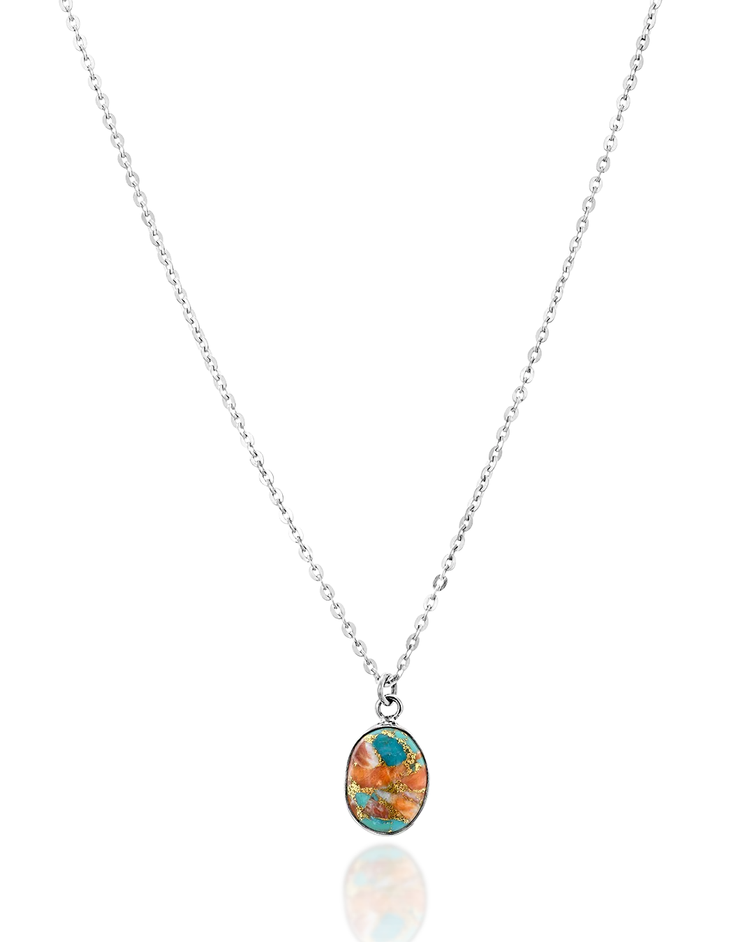 Oyster Copper Turquoise Necklace