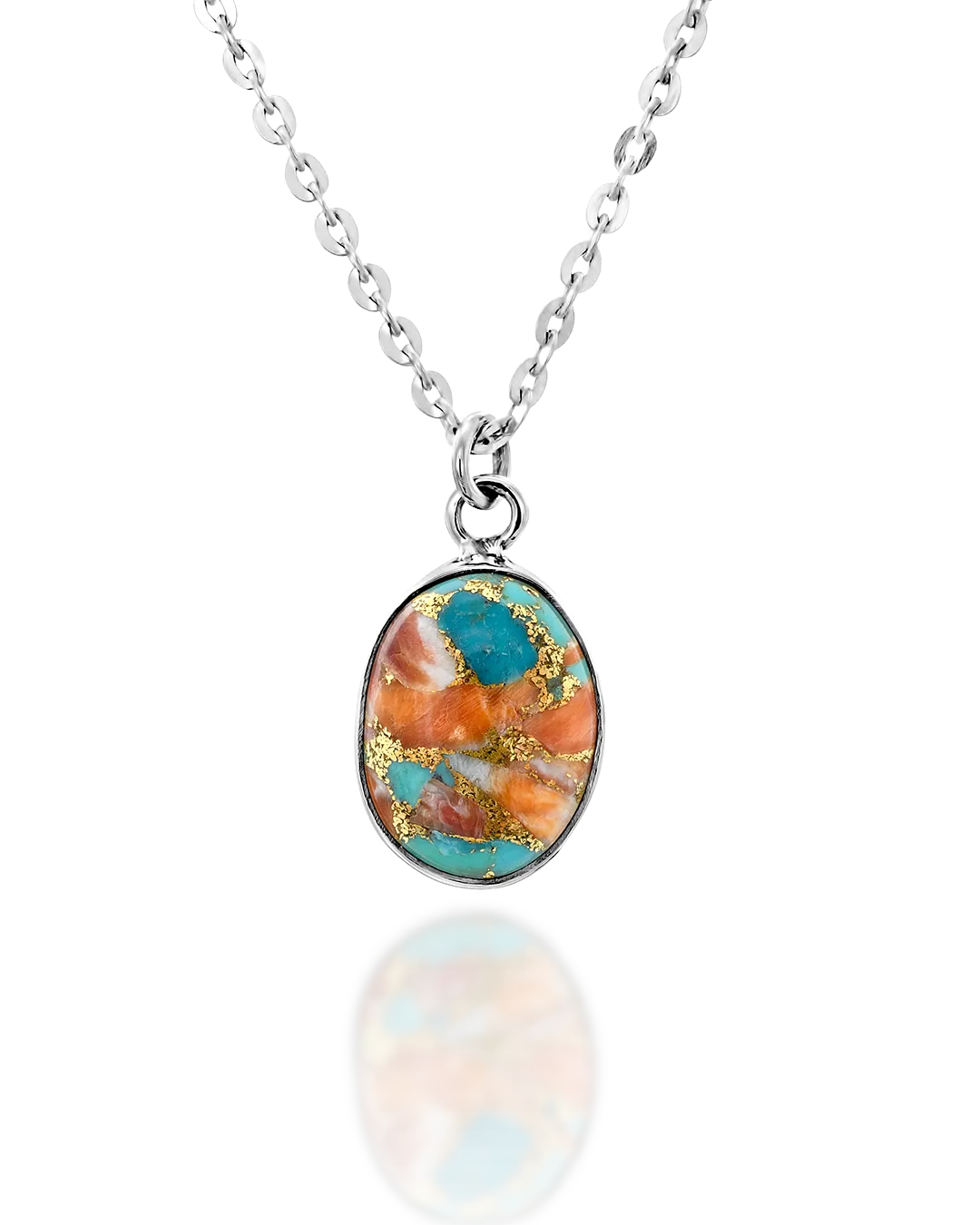 Oyster Copper Turquoise Necklace
