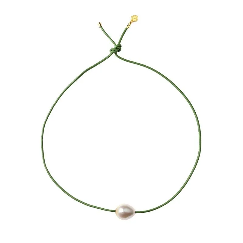 Palm Green Cord & Pearl