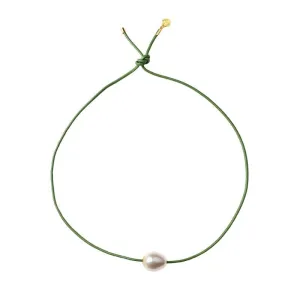 Palm Green Cord & Pearl