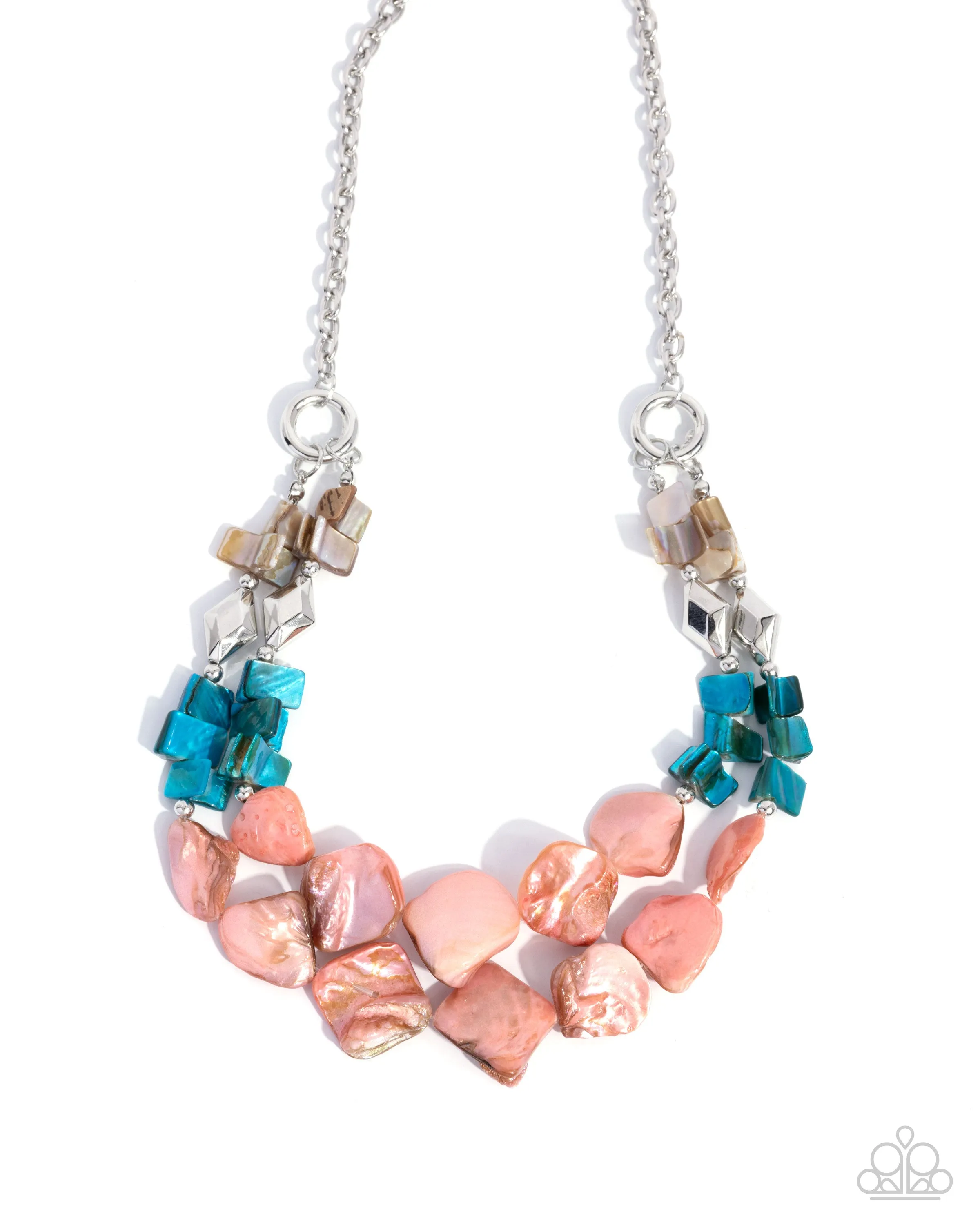 Paparazzi Eclectic Example - Orange Necklace