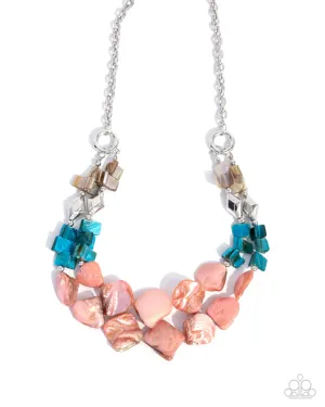 Paparazzi Eclectic Example - Orange Necklace