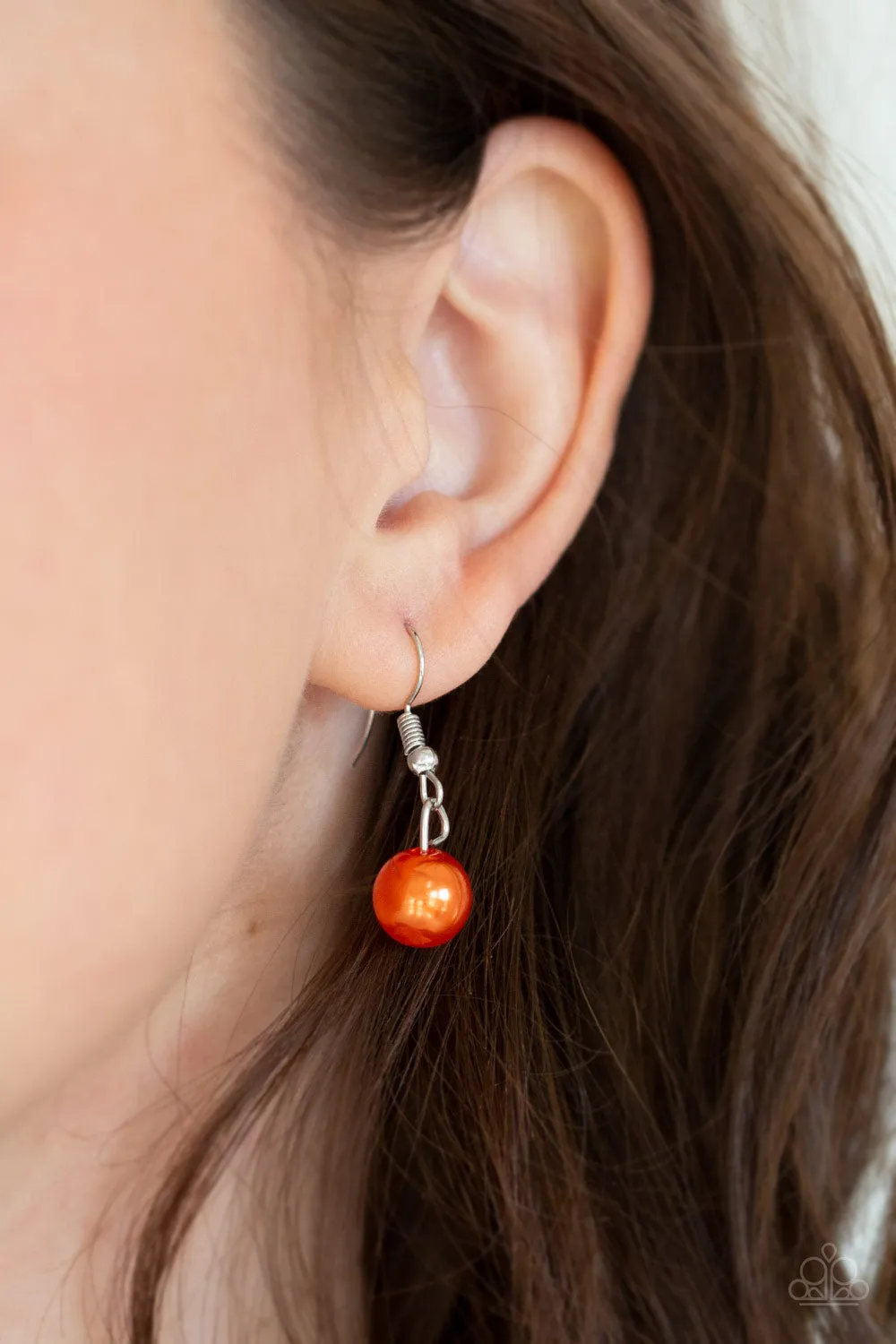 Paparazzi - Rockin Rockette - Orange Necklace