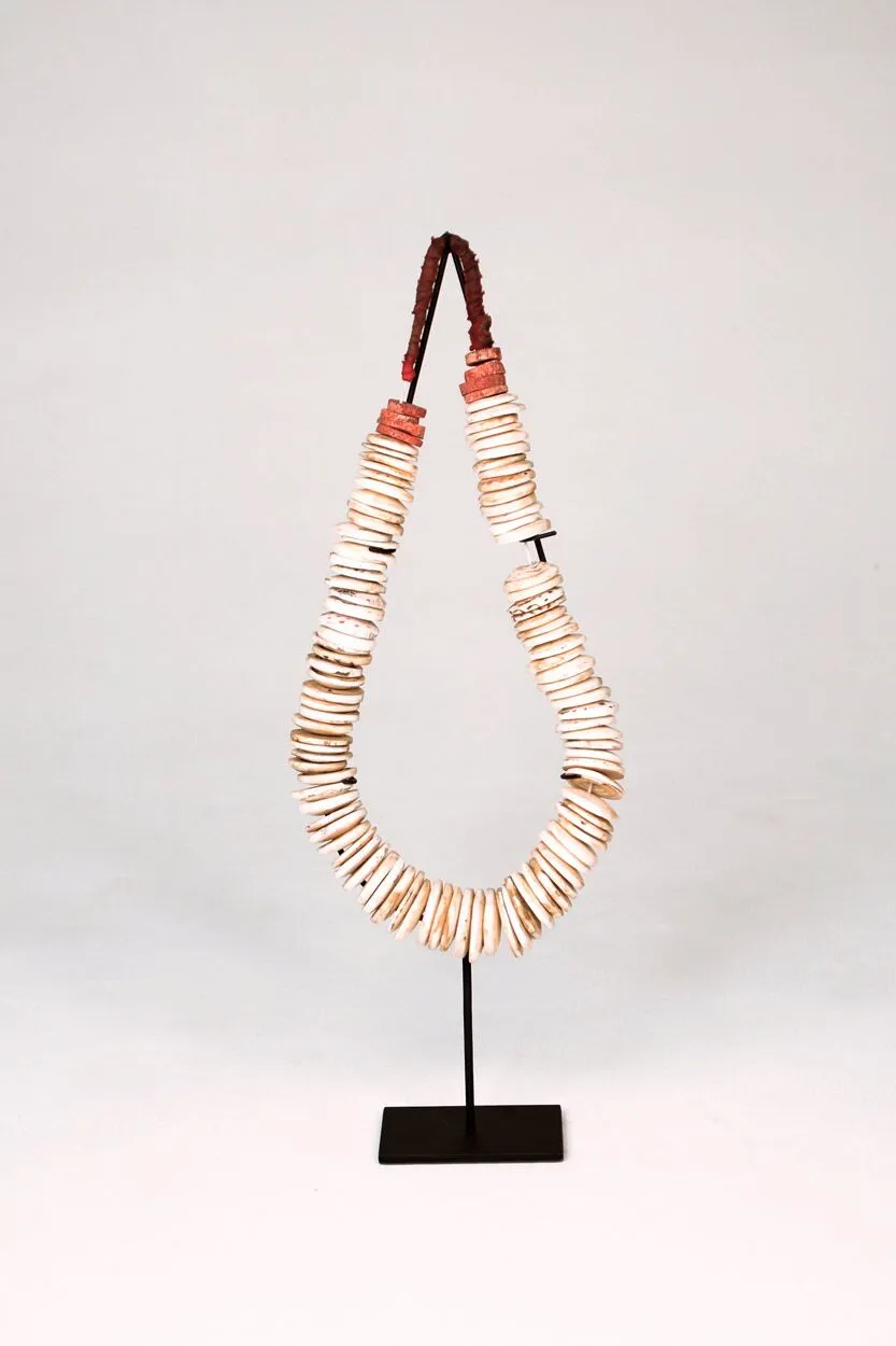 Papua Tribal Shell Necklace Sculpture