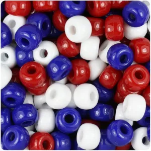 Patriotic Pony Beads (500 Pack)