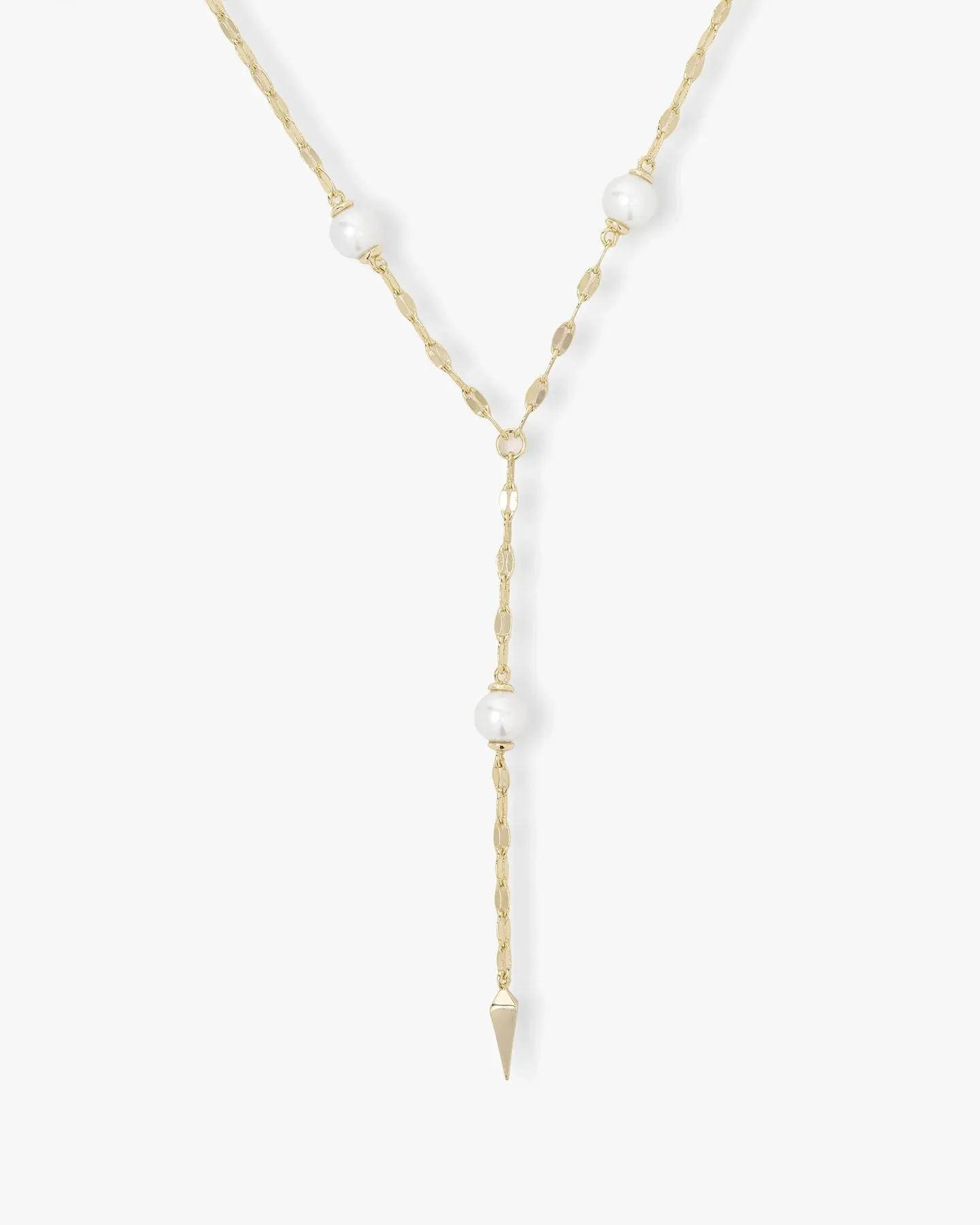 Perfect Pearl Drop Lariat Necklace