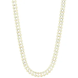 Pilgrim Rue Gold Crystal Necklace