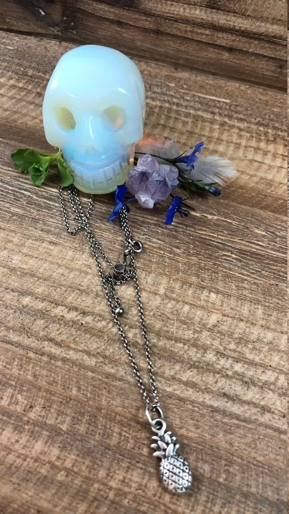 Pineapple Necklace, rustic, artisan, metalwork, handmade, boho, gypsy