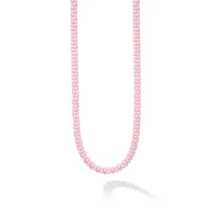 Pink Caviar Pink Ceramic Beaded Necklace | 5mm