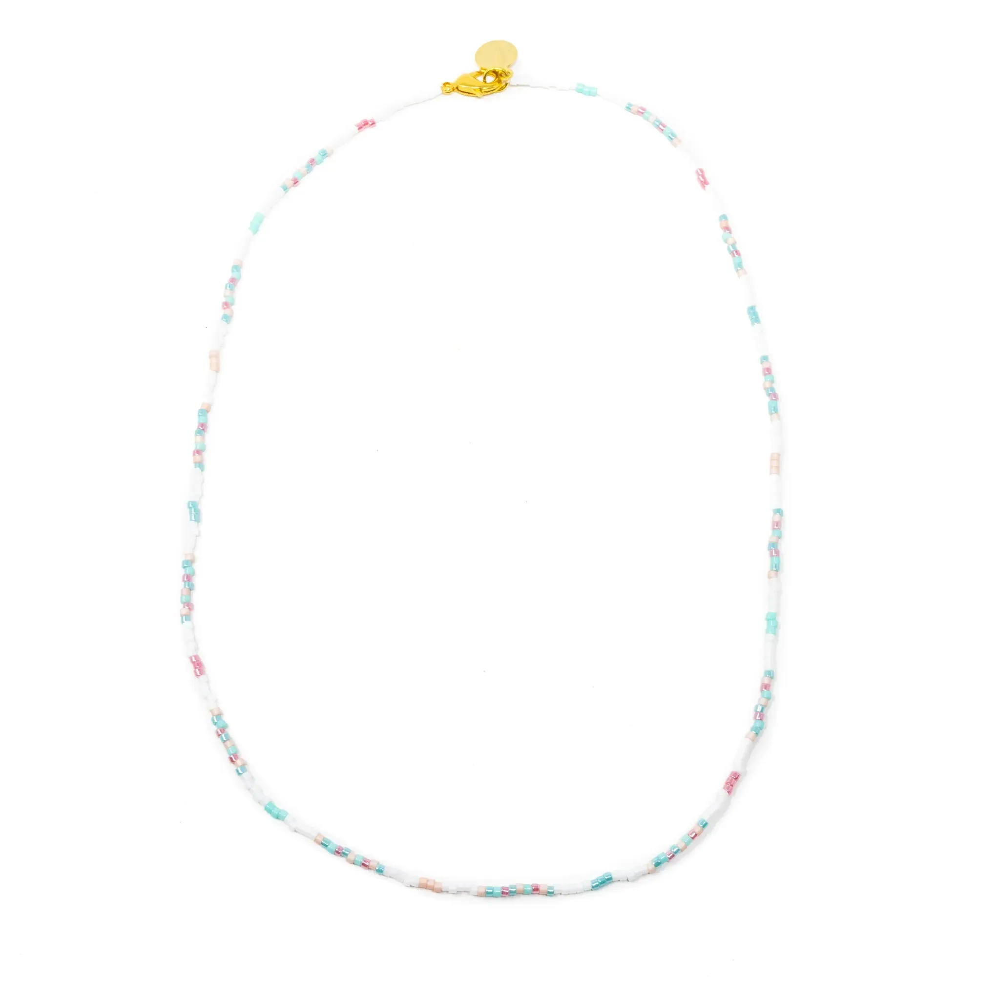 Pinks & Teals Wunderlust Bead Necklace..