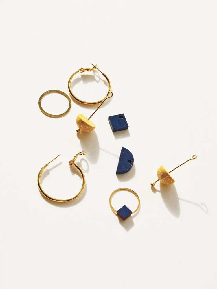 Pithy Luxury Jewellery - Eclisse Hoop Earrings