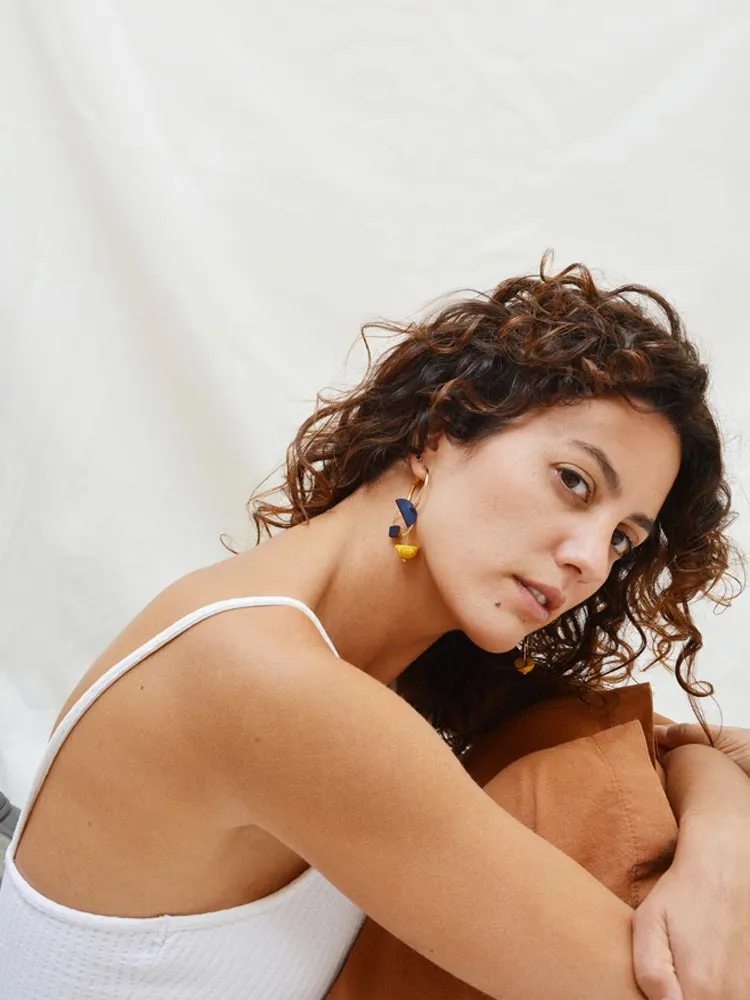 Pithy Luxury Jewellery - Eclisse Hoop Earrings