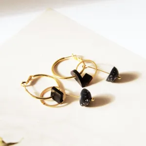 Pithy Luxury Jewellery - Eclisse Hoop Earrings