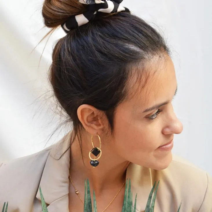 Pithy Luxury Jewellery - Eclisse Hoop Earrings