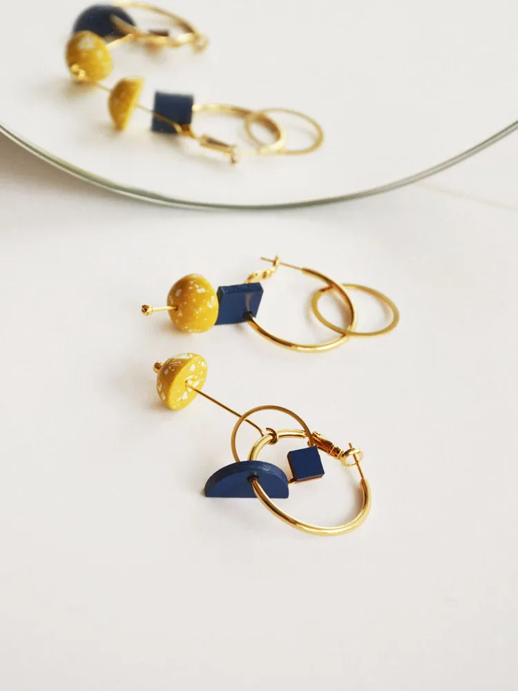 Pithy Luxury Jewellery - Eclisse Hoop Earrings