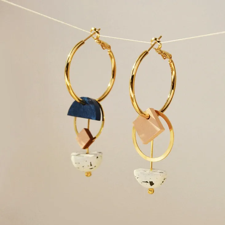 Pithy Luxury Jewellery - Eclisse Hoop Earrings