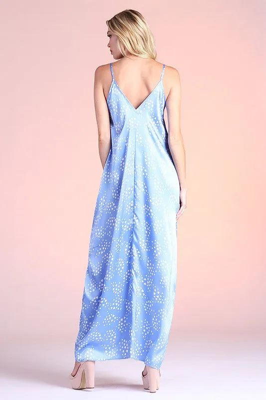 Pixie Dust Satin Cocoon Cami Maxi (Various Colors), Tyche