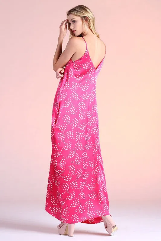 Pixie Dust Satin Cocoon Cami Maxi (Various Colors), Tyche