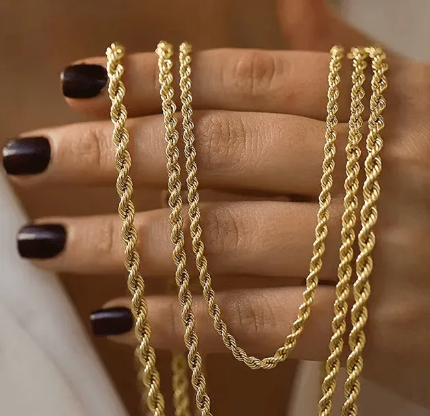 PORTER ROPE CHAINS - gold