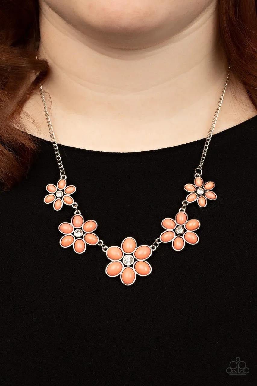 Prairie Party Orange Paparazzi Necklace