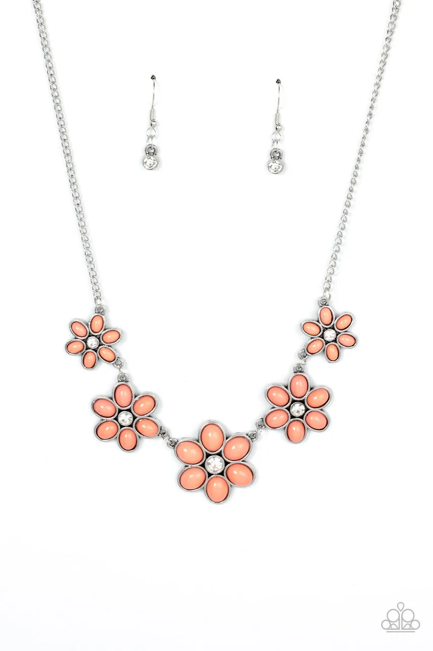 Prairie Party Orange Paparazzi Necklace