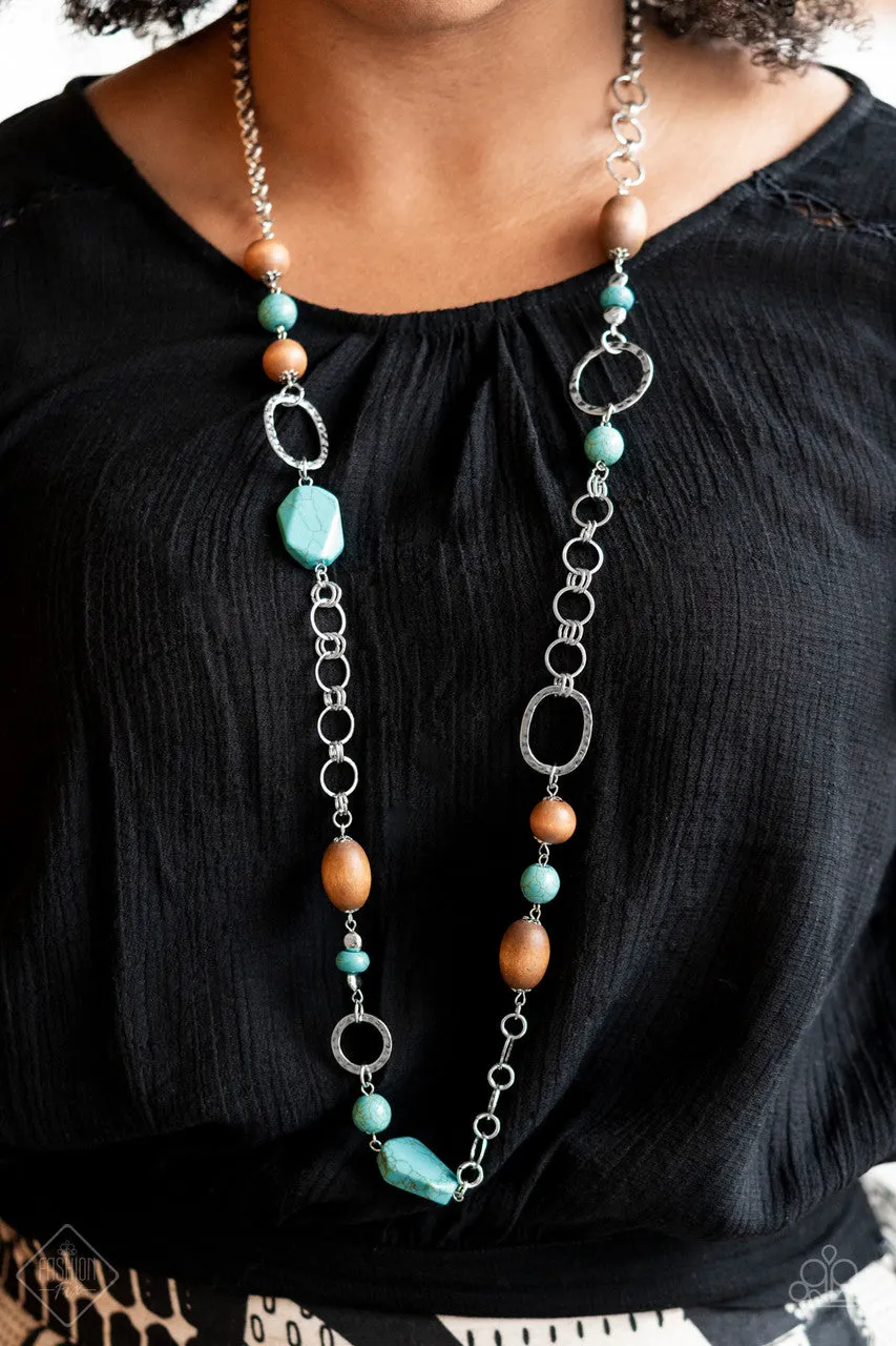 Prairie Reserve Blue Paparazzi Necklace