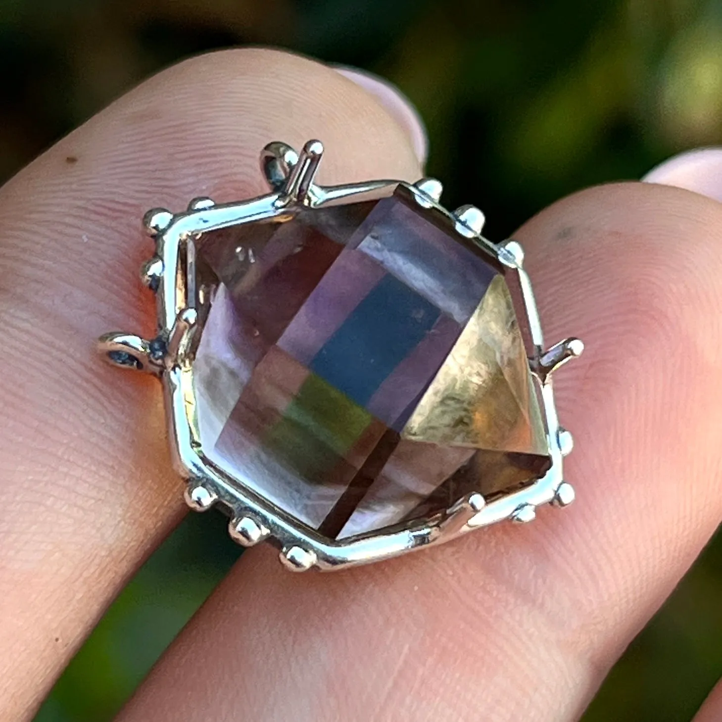 PRE-ORDER FOR VAST- Amethyst Quartz Silver Pendant