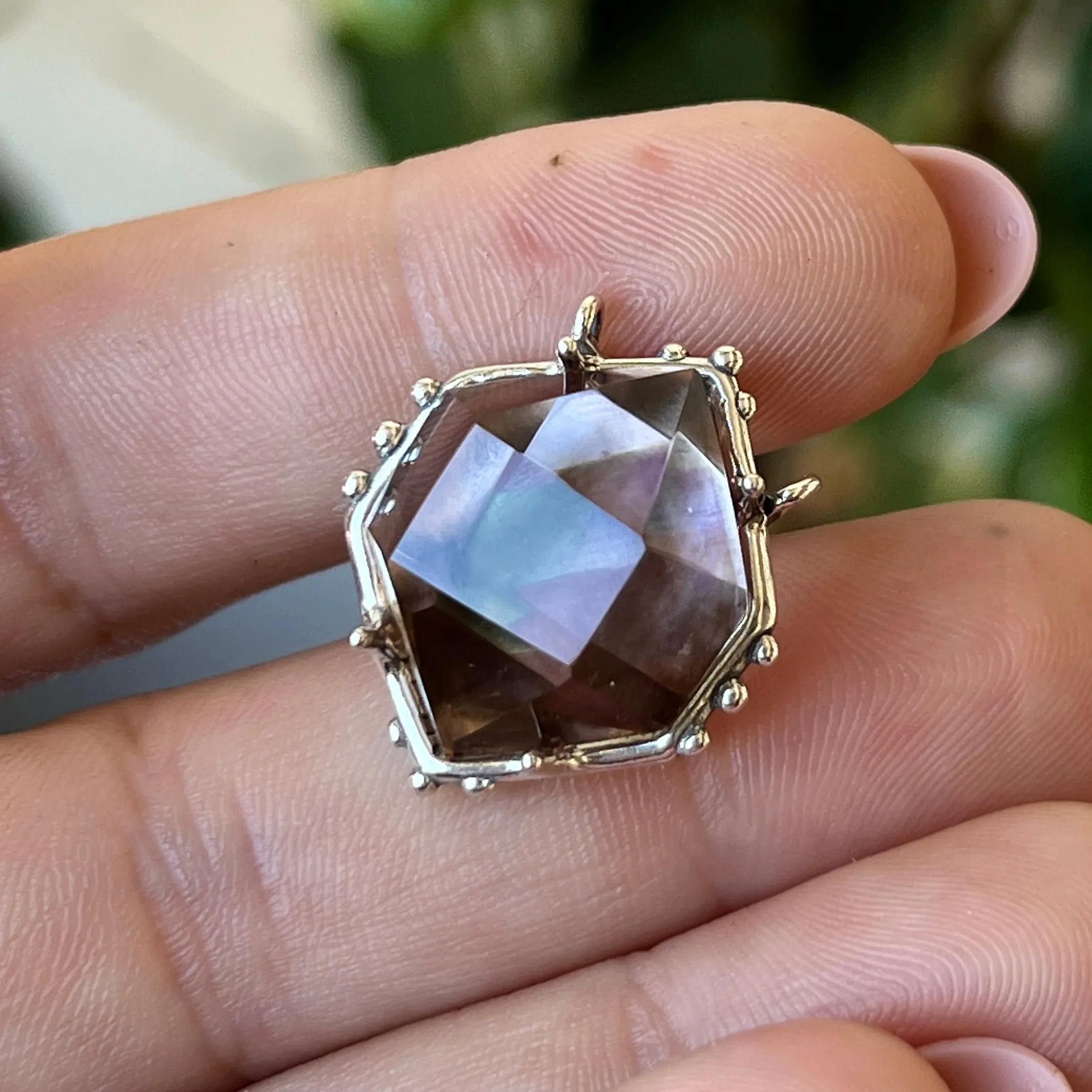 PRE-ORDER FOR VAST- Amethyst Quartz Silver Pendant