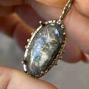 PRE-ORDER FOR VAST- Brookite in Quartz Pendant
