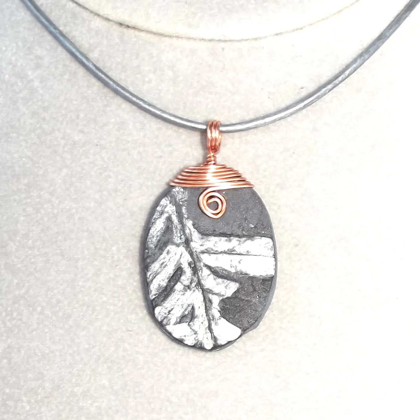 Pteridophyte Fossil Necklace (Small) - 300 Million Yrs Old