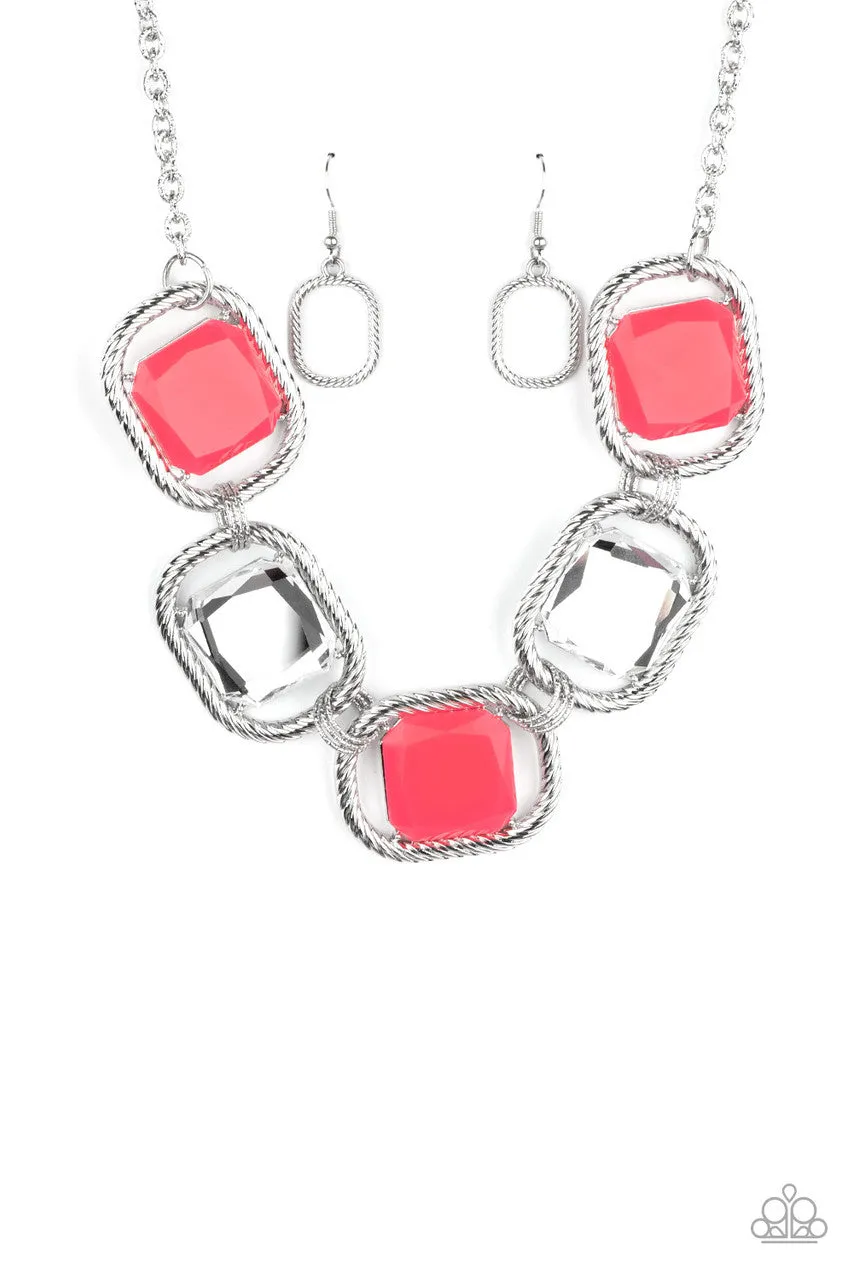 Pucker Up Pink Paparazzi Necklace