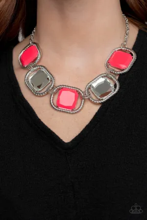 Pucker Up Pink Paparazzi Necklace