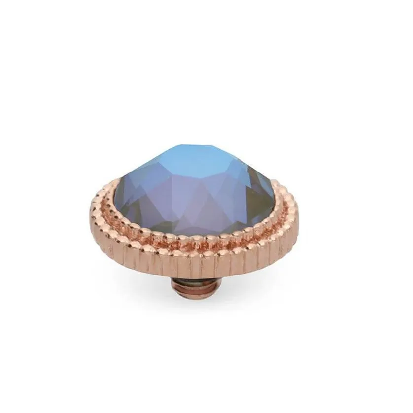 Qudo Fabero 10mm Rose Gold Topper - Serene Gray Delite