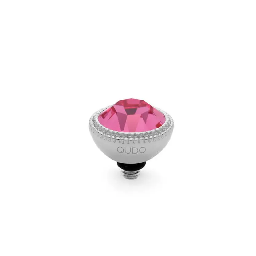 Qudo Fabero 11mm Silver Topper - Rose