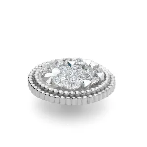 Qudo Fabero 15mm Silver Topper - Comet Argent Light