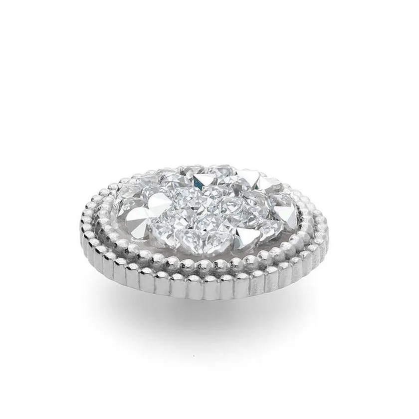 Qudo Fabero 15mm Silver Topper - Comet Argent Light
