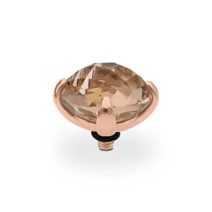 Qudo Seano 13mm Rose Gold Topper - Light Colorado